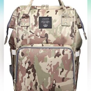 Lequeen Diaper Camo Bag